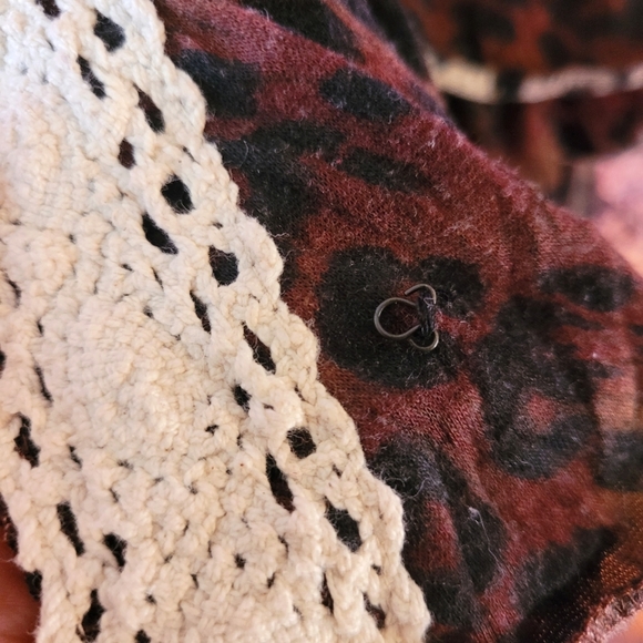 Colorful, Leopard Print Babydoll Top - Picture 9 of 9